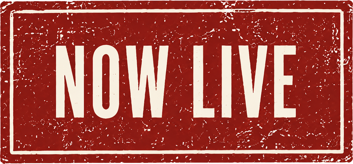 Now live